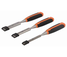 Juego de cinceles con mango de goma