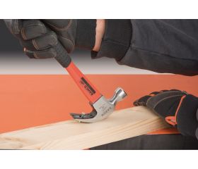 Martillos de uña con mango de fibra de vidrio con agarre de goma | 428