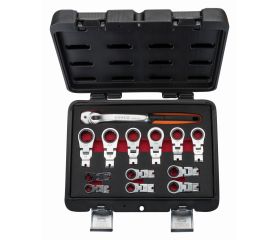 Juego de llaves de estrella ajustables a carraca | 42RM/S12