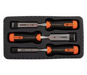 Juego de formones muy resistentes ERGO™ (3 piezas / caja de cartón) | 434-S3-EUR