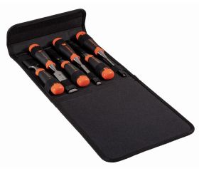 Juego de formones muy resistentes ERGO™ (6 piezas / bolsa de poliéster) | 434-S6-PP