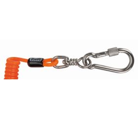 Lanyards en espiral con mosquetón giratorio para 2 kg | 439000006