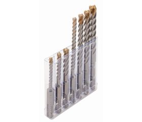 Juego de brocas para hormigón armado SDS + 4C (7 piezas) | 4651-SET-7
