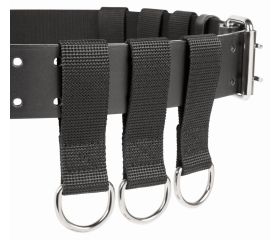 Cinturones resistentes con 6 anillas de seguridad para enganche de lanyard | 4750-HDLB-TAH