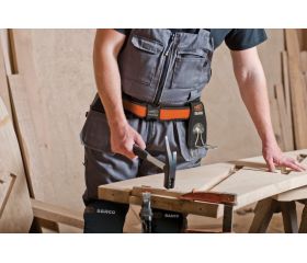 Fundas de martillo para cinturón con 1 anilla de seguridad para enganche de lanyard | 4750-HHO-2