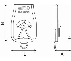 Fundas de martillo para cinturón con 1 anilla de seguridad para enganche de lanyard | 4750-HHO-2
