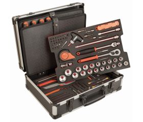 Caja de herramientas Aluminio, 145 piezas | 4750ALC01FF1