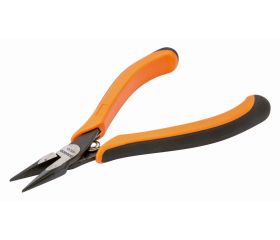 Alicates compactos de boca semirredonda ERGO™ con mangos bi-componente y acabado fosfatado | 4830, 4831