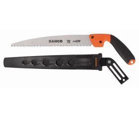 Serruchos de poda de mano con mango bi-componente y funda, para cortar ramas verdes | 51 -JS