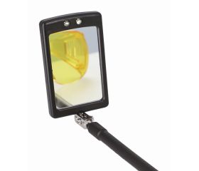 Espejo de inspección pivotante con UV y cable semirrígido aislado | 5515FUV