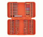 Juego de puntas de 1/4" para tornillos ranurados/ Phillips/Pozidriv/Hex/ TORX®/TORX® Tamper/Robertson - 54 piezas | 59S/54C-1