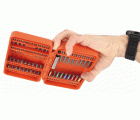 Juego de puntas de 1/4" para tornillos ranurados/ Phillips/Pozidriv/Hex/ TORX®/TORX® Tamper/Robertson - 54 piezas | 59S/54C-1