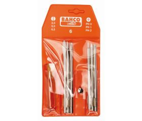 Juego de destornilladores ranurados/Phillips de varilla intercambiable | 6