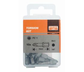 Puntas de torsión de 1/4