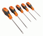 Juego de 5 destornilladores TORX® con agarre de goma | 612-5