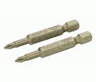 Puntas de torsión extraduras de 1/4" para tornillos Phillips de 50&nbsp;mm | 61H/50PH