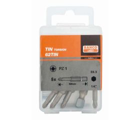 Puntas de torsión TiN de 1/4