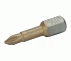 Puntas de torsión TiN de 1/4" para tornillos Phillips de 25&nbsp;mm | 62TIN/PH