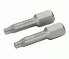 Puntas de destornillador de torsión, de acero inoxidable y de 1/4" para tornillos TORX® (25&nbsp;mm) | 65I/T
