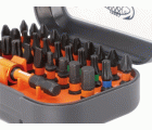 Juego de puntas de torsión de impacto de 1/4" para tornillos ranurados/ Phillips/Pozidriv/TORX®/He- 31 piezas | 66IM/31C-1