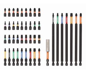 Juego de puntas de torsión de impacto de 1/4