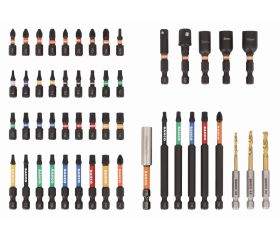 Juego de puntas de torsión de impacto de 1/4