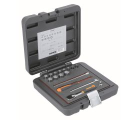 Juego de vasos con cuadrado de 1/4