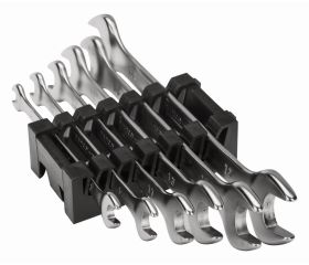 Juego de llaves fijas de dos bocas métricas (6 piezas/clip de plástico) | 6M/