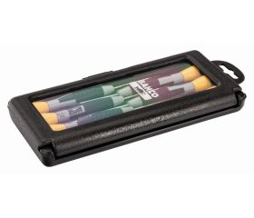 Juego de destornilladores ranurados con agarre de precisión, 1-2,5 mm - 6 unidades | 706-3