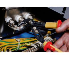 Tenacillas articuladas de ajuste rápido aisladas con mangos bi-componentes | 7224S