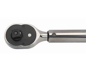 Llave dinamométrica mecánica de disparo ajustable con escala marcada y cabeza fija de carraca. Mango de metal | 7455