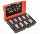 Juego de vasos con punta y cuadradillo de 1/2" para tornillo de cabeza TORX® (9&nbsp;piezas) | 7800TORX/9