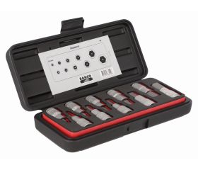 Juego de vasos con punta y cuadrado de 1/2