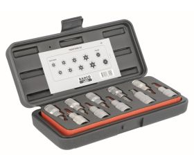 Juego de vasos con punta con cuadrado de 1/2