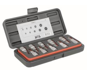 Juego de vasos con punta y cuadrado de 1/2