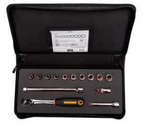 Juego de vasos con cuadrado de 1/2