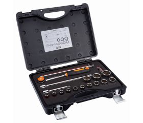 Juego de vasos con cuadrado de 1/2