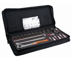 Juego de vasos con cuadrado de 1/2