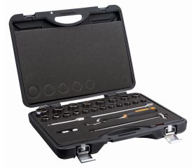 Juego de vasos con cuadrado de 1/2