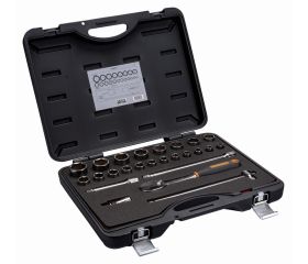 Juego de vasos con cuadrado de 1/2