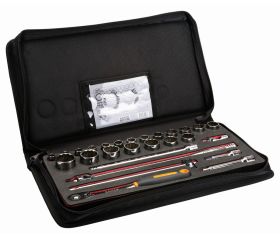 Juego de vasos con cuadrado de 1/2