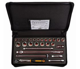 Juego de vasos con cuadrado de 1/2