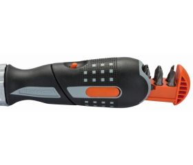 Destornillador a carraca con portapuntas de 1/4