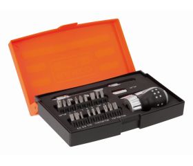 Juego de destornilladores a carraca Stubby - 22 unidades | 808050S-22