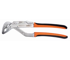 Tenacillas articuladas deslizantes ERGO™ con mangos bi-componentes y acabado cromado | 8224/8225C