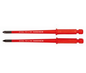 Varillas intercambiables aisladas Phillips y Pozidriv con diámetro reducido, PH2 y PZ2 | 8810SL-2P - 8820SL-2P
