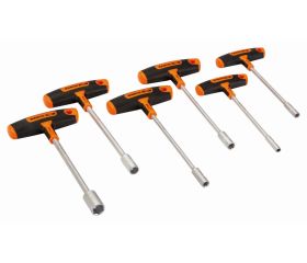 Juego de vasos con agarre de mango en T 5-13 mm - 6 unidades | 903T-3