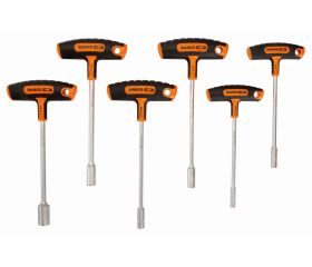 Juego de vasos con agarre de mango en T 5-13 mm - 6 unidades | 903T-3