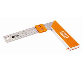 Escuadras de carpintero con hoja de acero inoxidable y marcador deslizante | 9048