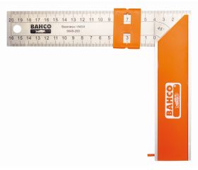 Escuadras de carpintero con hoja de acero inoxidable y marcador deslizante | 9048